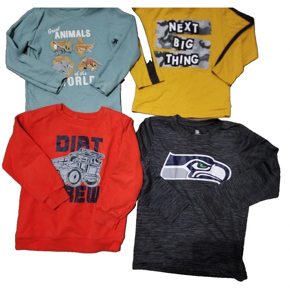 EUC Huge Lot Of Boy's Clothes ‎ 10 pieces FALL/WINTER  Size 5T-6T